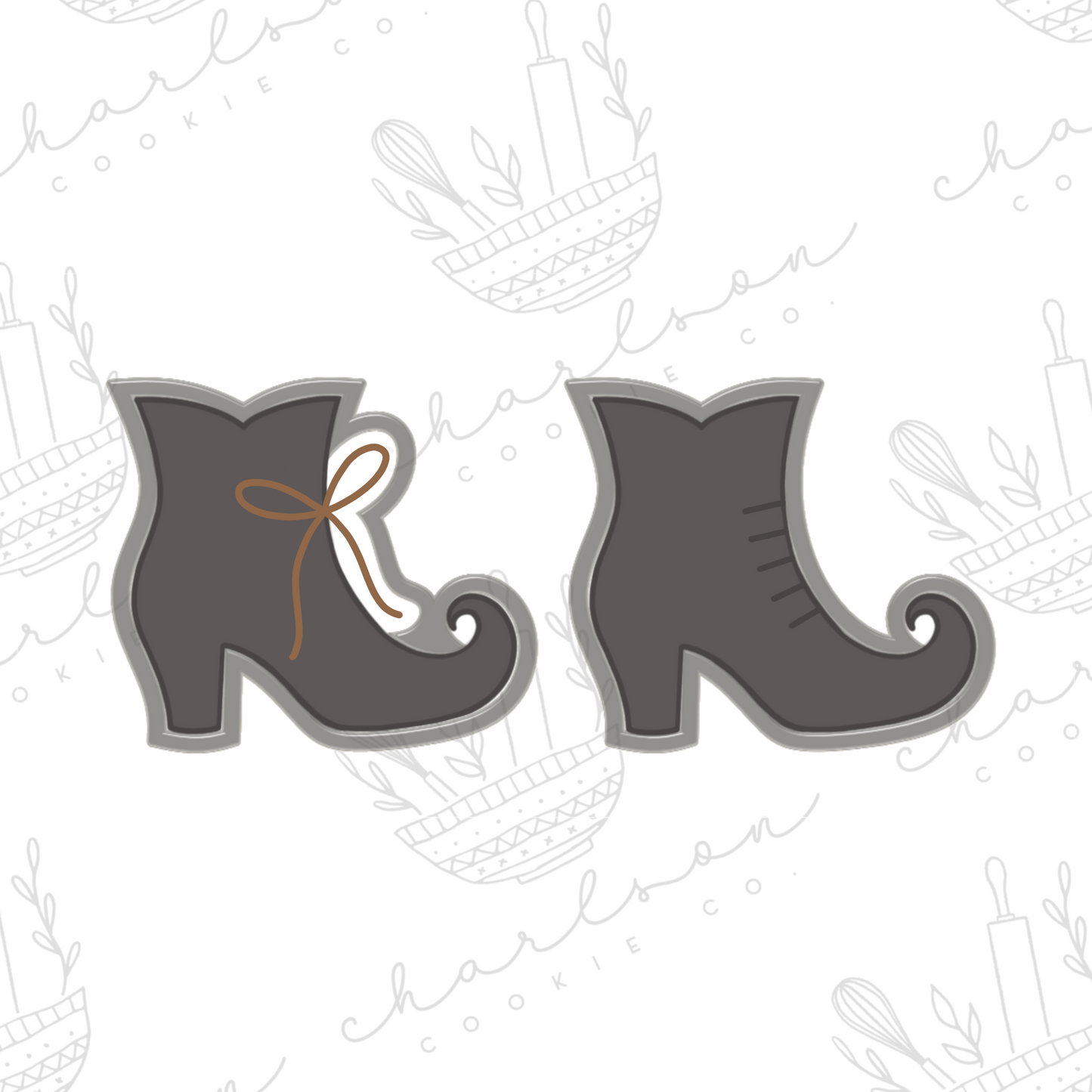 Witch's boot cookie cutter