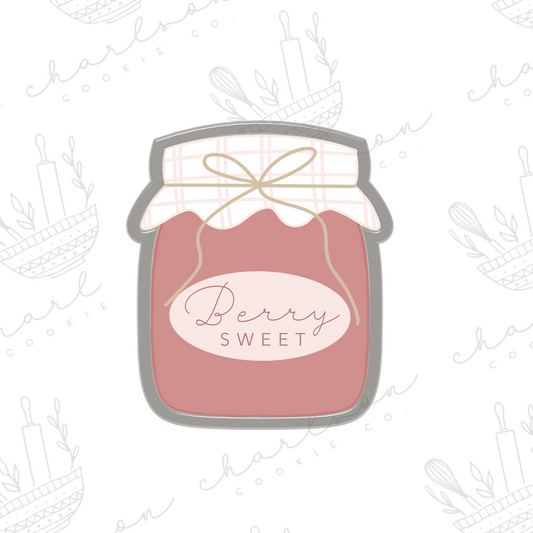 Jam jar cookie cutter