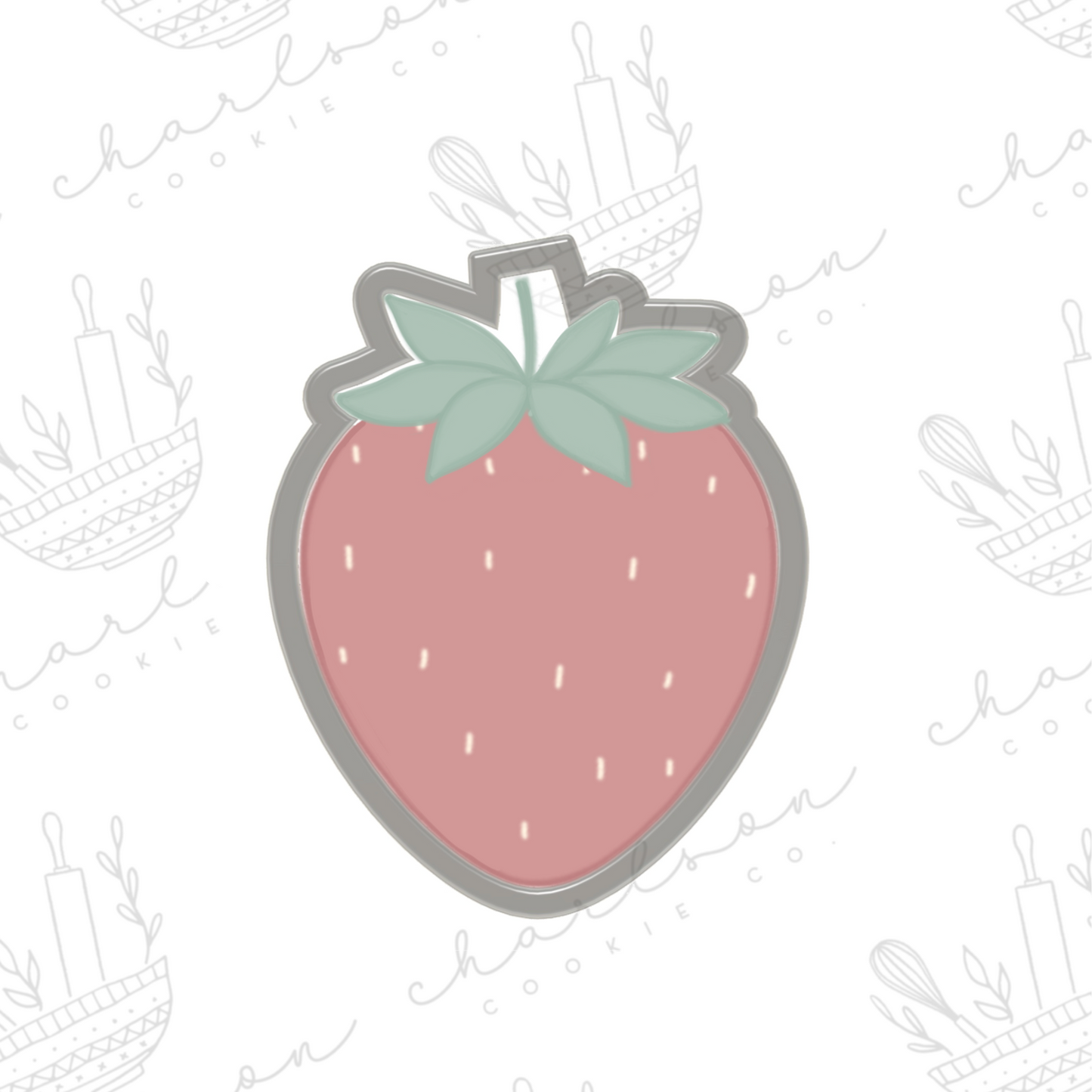 Strawberry no. 2 cookie cutter