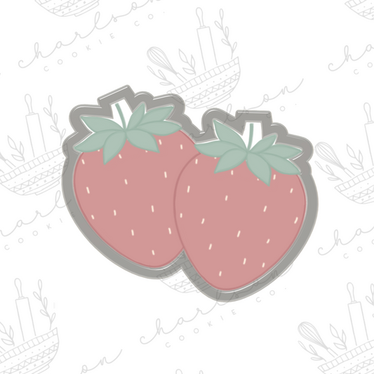 Strawberries cookie cutter