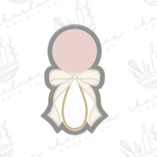Baby rattle no. 6 cookie cutter