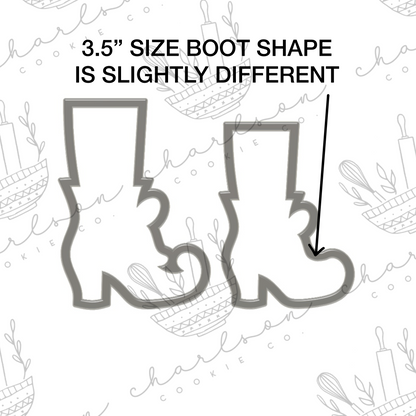 Witch's boot no. 2 cookie cutter