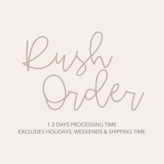 Rush order