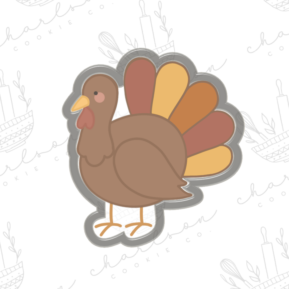 Turkey no. 2 cookie cutter