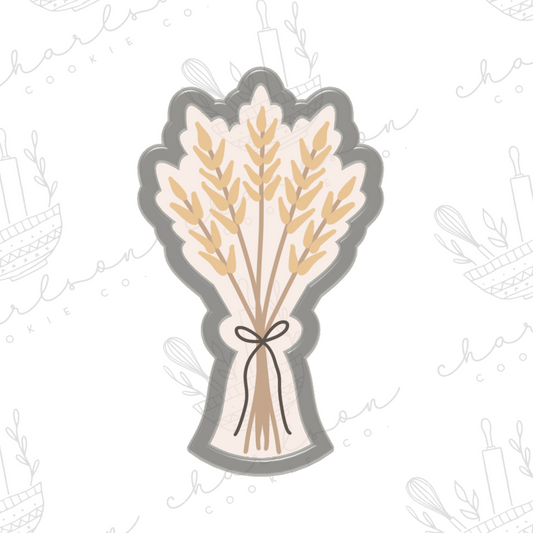Wheat bouquet cookie cutter