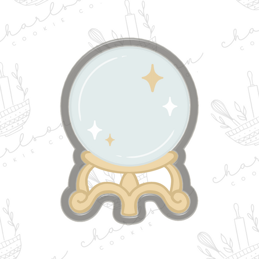 Crystal ball cookie cutter