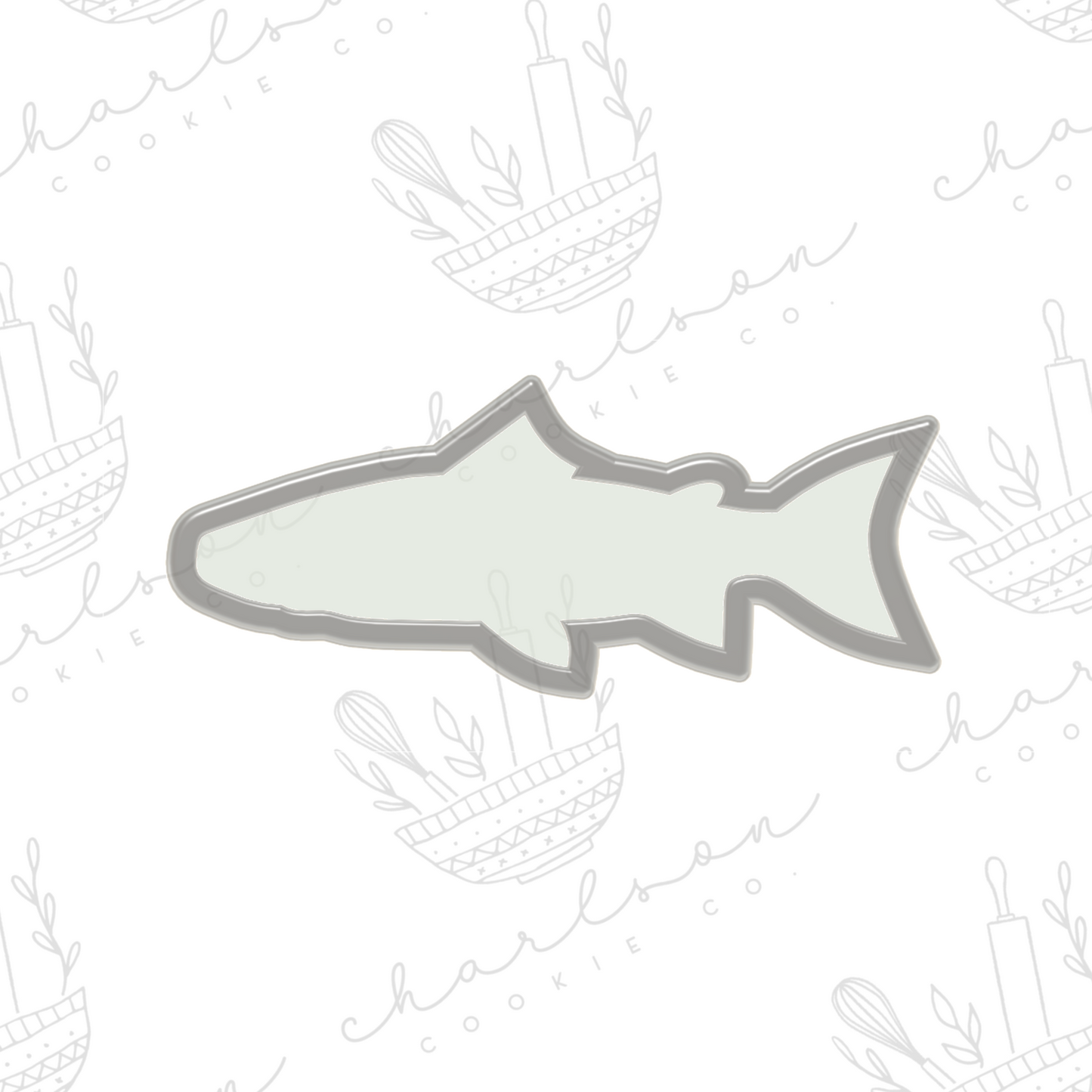 Trout cookie cutter