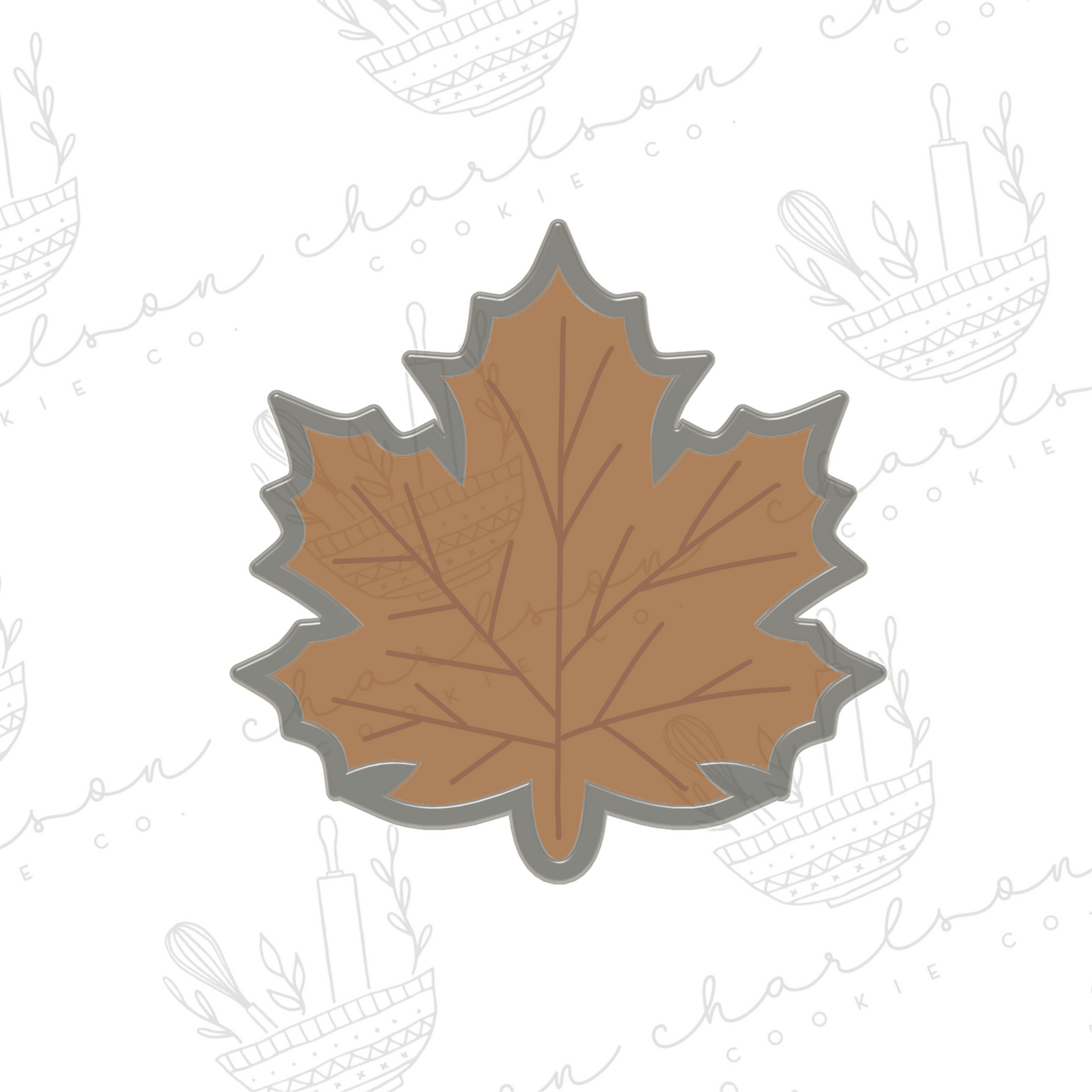 Maple leaf cookie cutter