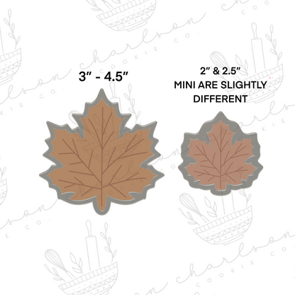 Maple leaf cookie cutter