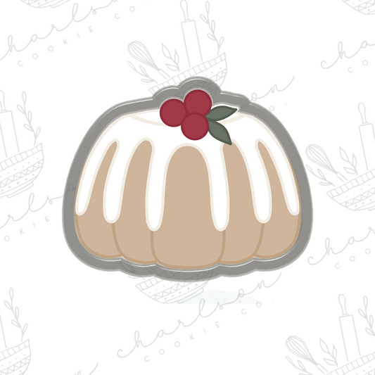 Berry bundt cake cookie cutter