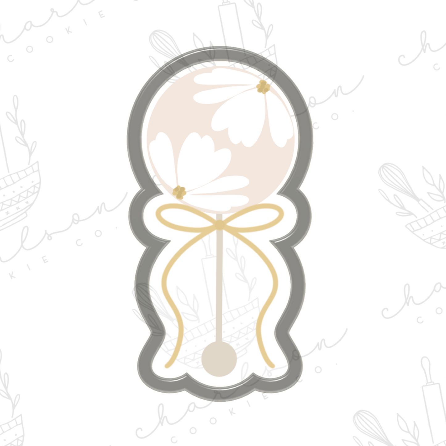 Baby rattle no. 5 cookie cutter