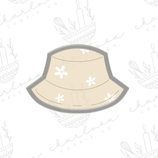 Bucket hat cookie cutter