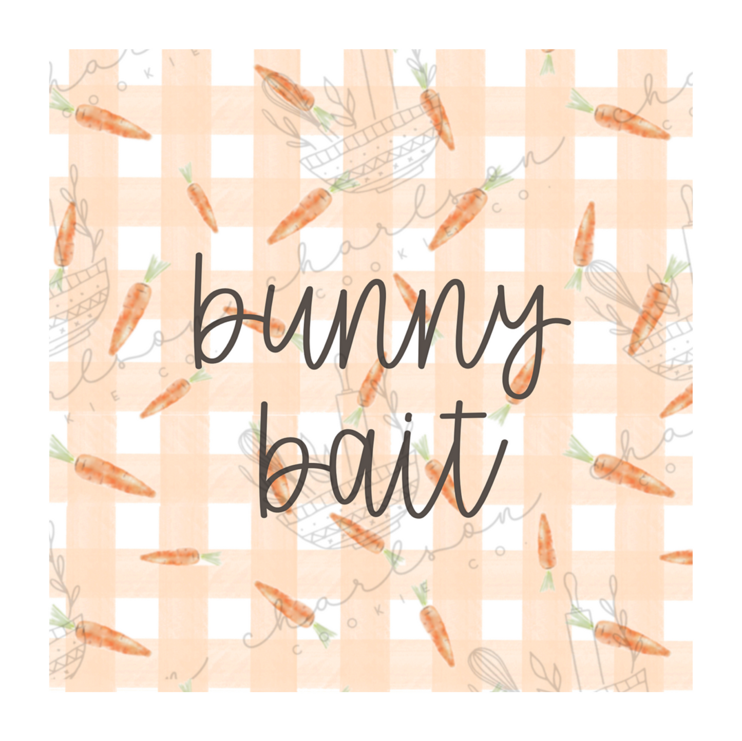 Bunny bait print template / Instant digital download
