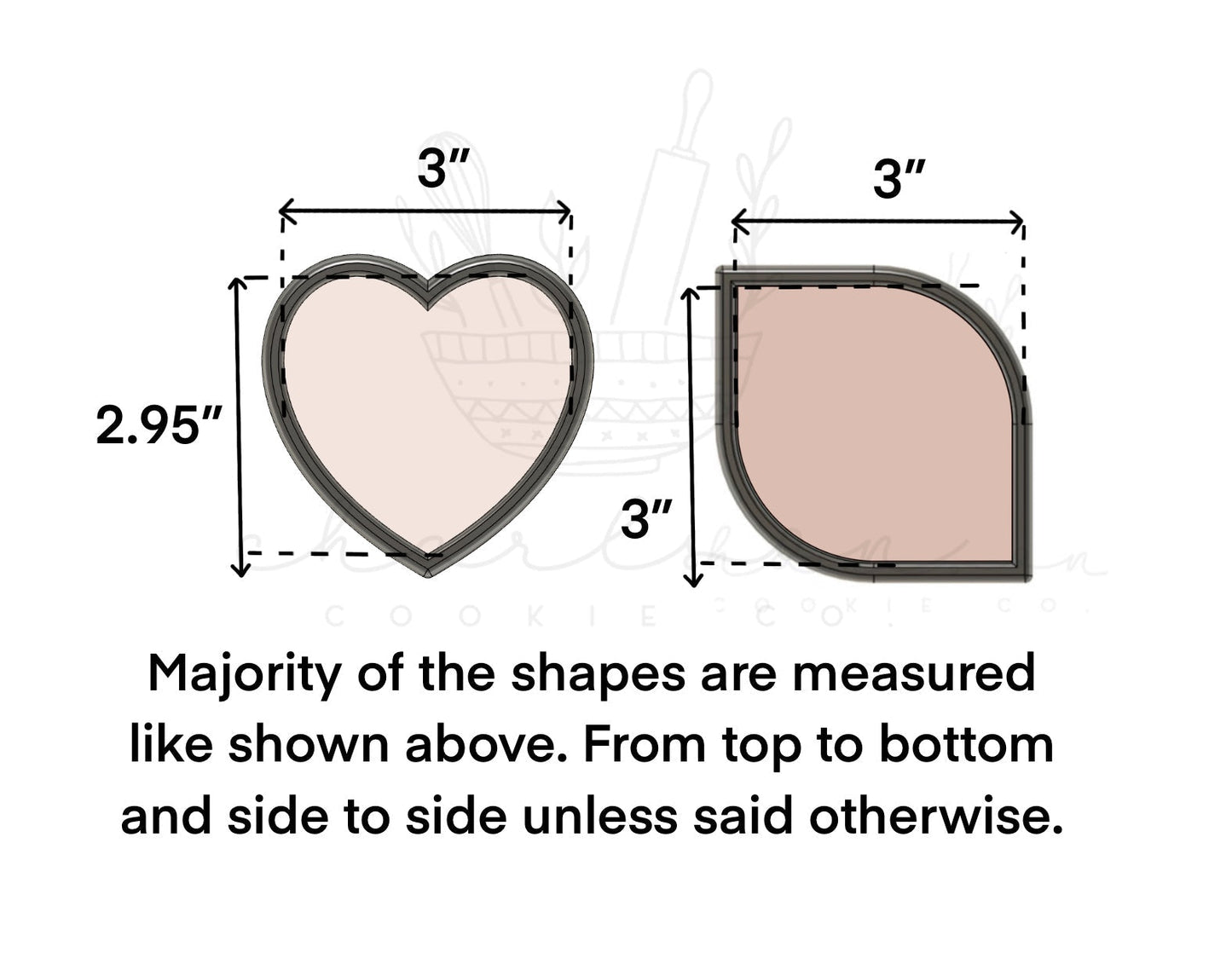 Bow no. 7 cookie cutter