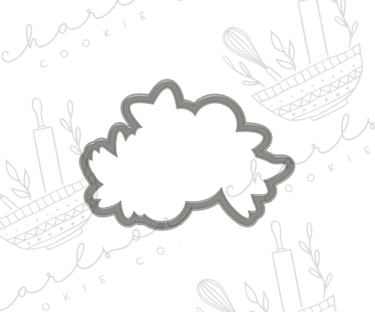 Floral bunch no. 2 cookie cutter (Linen & Gray)