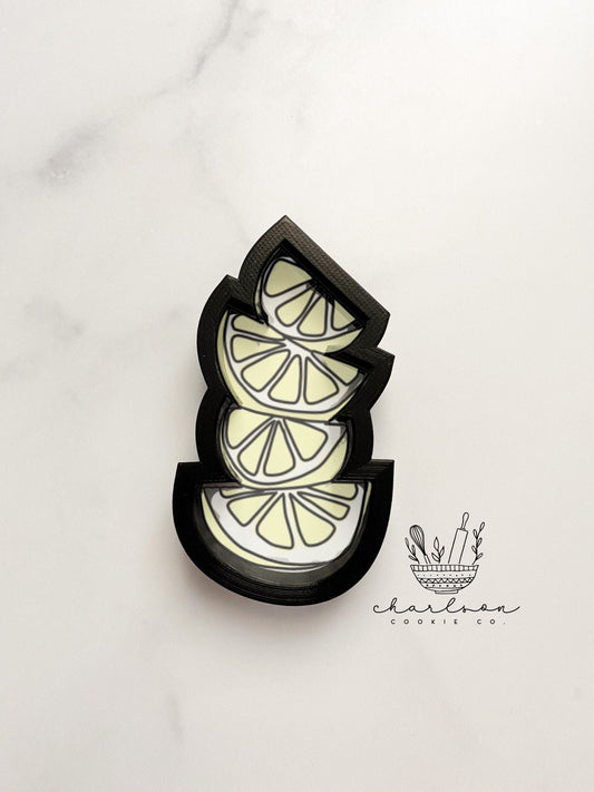 Stacked lemons cookie cutter