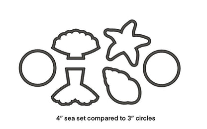 Sea theme cookie cutter