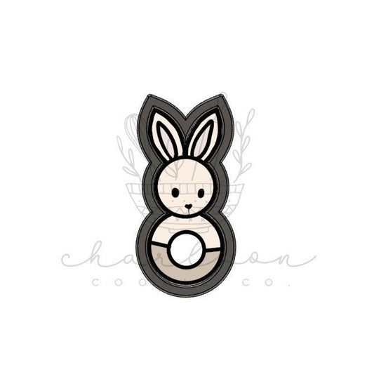 Baby bunny toy cookie cutter