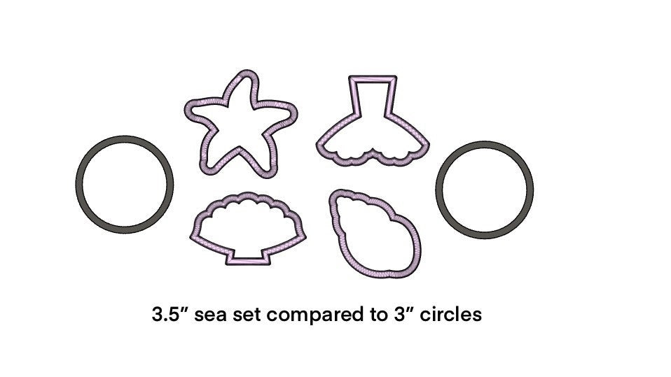 Sea theme cookie cutter