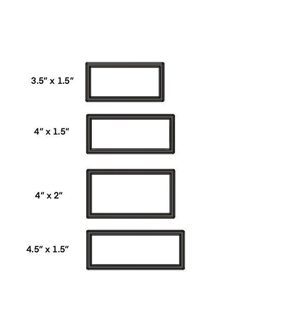 Rectangle cookie cutter