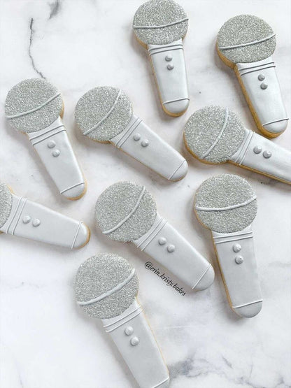 Microphone cookie cutter