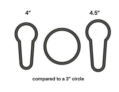 Microphone cookie cutter