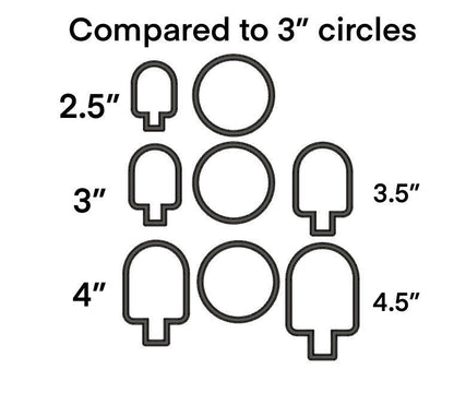 Ice pop no. 1 cookie cutter