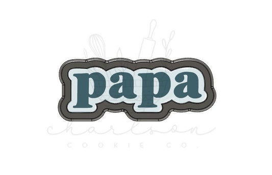 papa cookie cutter