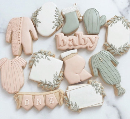 Pregnant belly cookie cutter