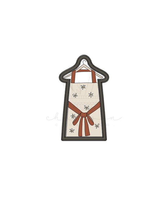Apron cookie cutter