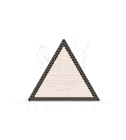 Triangle cookie cutter