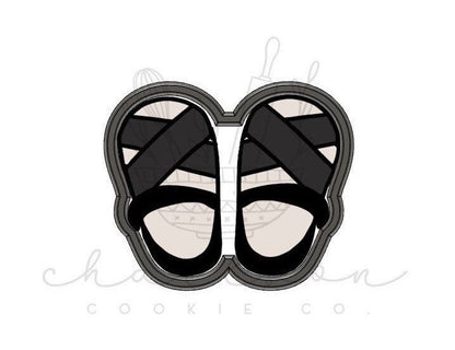 Baby sandals cookie cutter