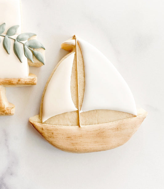 Sailboat cookie cutter