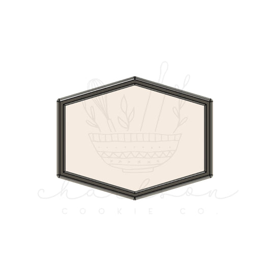 Michael plaque (wide) cookie cutter