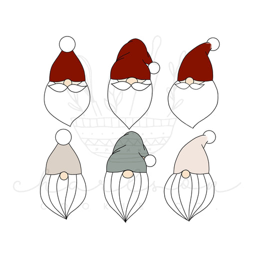 Gnomes / Santa cookie cutter