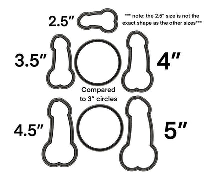 Penis cookie cutter