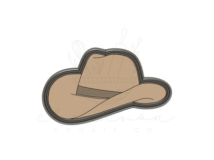Cowboy hat cookie cutter