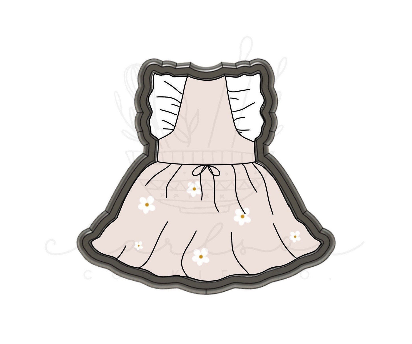 Baby dress no. 3 cookie cutters