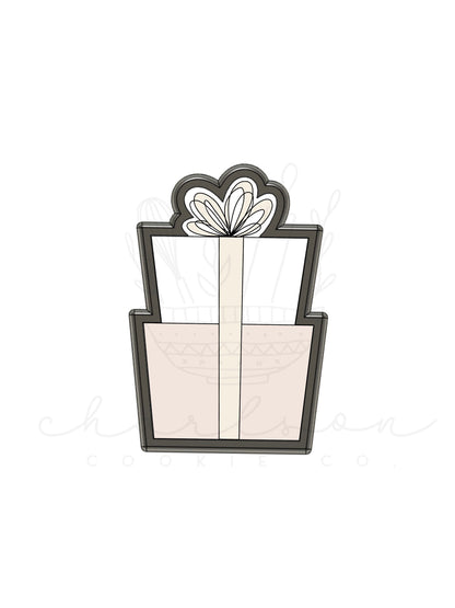 Gift box no. 2 cookie cutter