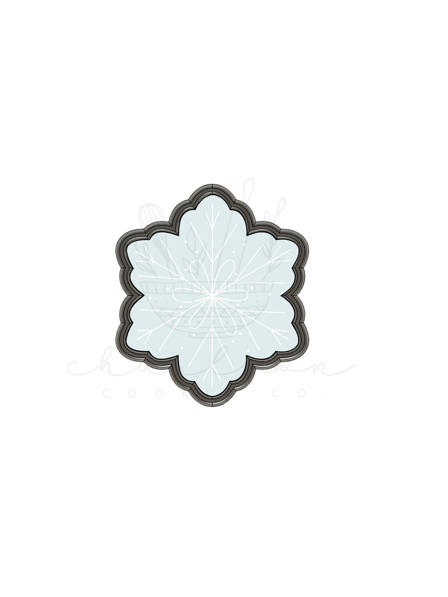 Snowflake cookie cutter