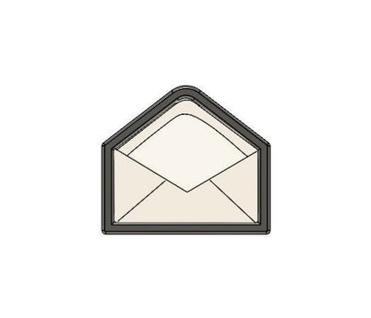 Envelope cookie cutter