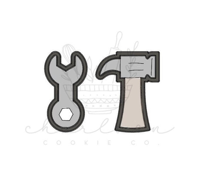 Hammer & wrench cookie cutter