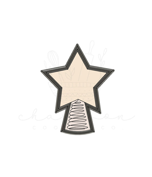 Star tree topper cookie cutter