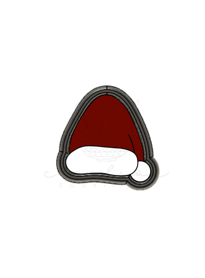 Santa hat cookie cutter