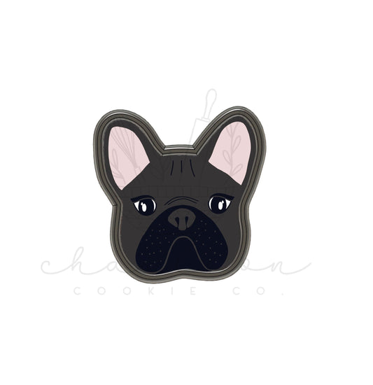 Pug / frenchie cookie cutter (Linen & Gray)