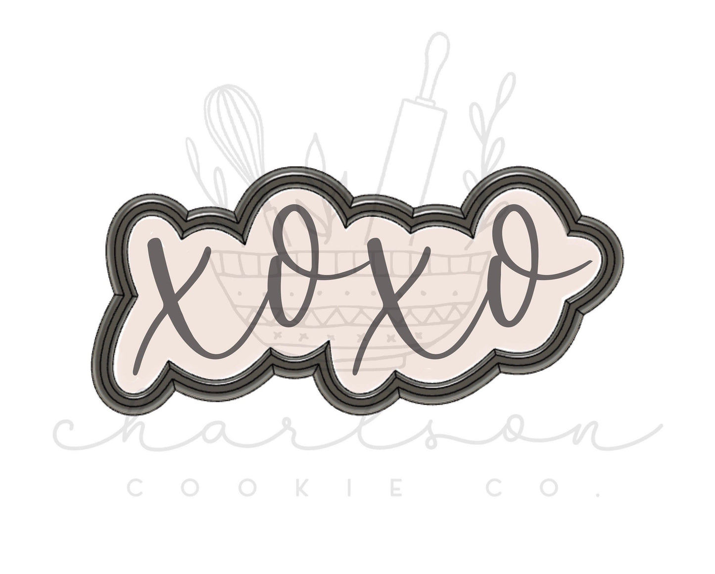 XOXO no. 1 cookie cutter