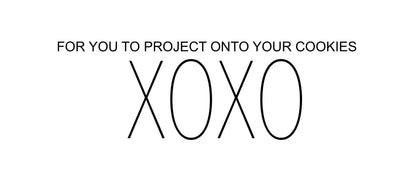 XOXO no. 2 cookie cutter