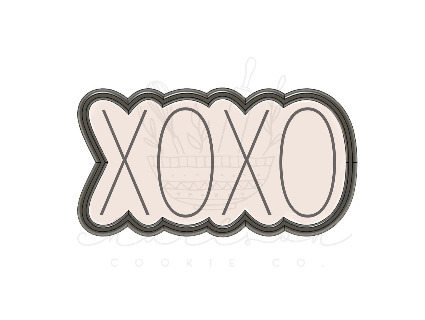 XOXO no. 2 cookie cutter