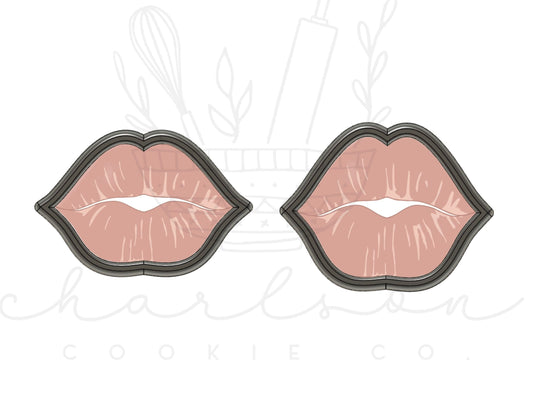 Lips cookie cutter