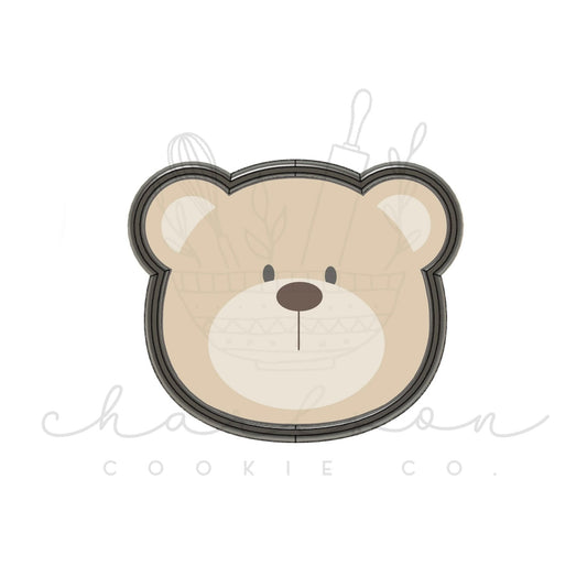 Bear head cookie cutter